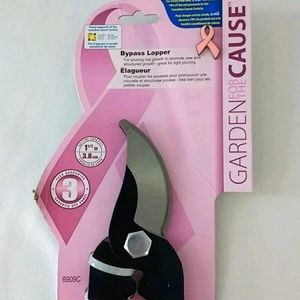 Garden for the Cause bypass lopper and ribbon pin
